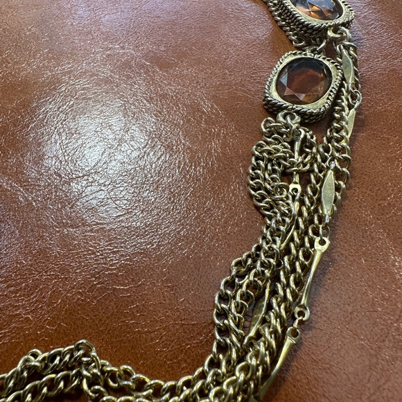 Vintage, Sarah Coventry, Golden embers, three strand, gold tone, chain, stunning - Picture 13 of 14